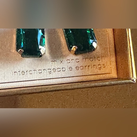 Unwritten interchangeable multicolor glass earrings set - Picture 10 of 11